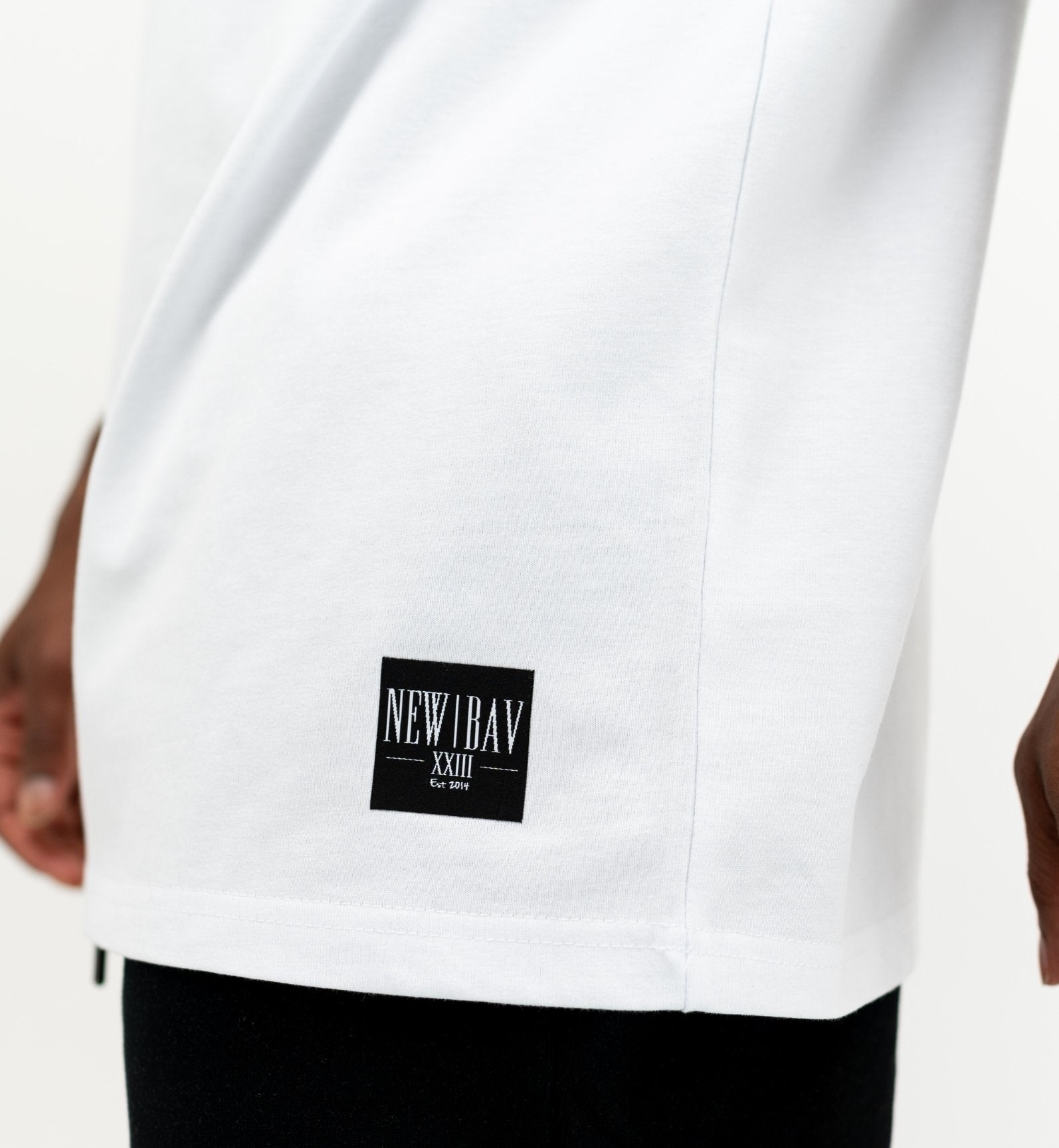 NB Davids Oversize Shirt White 240gsm - new-bav
