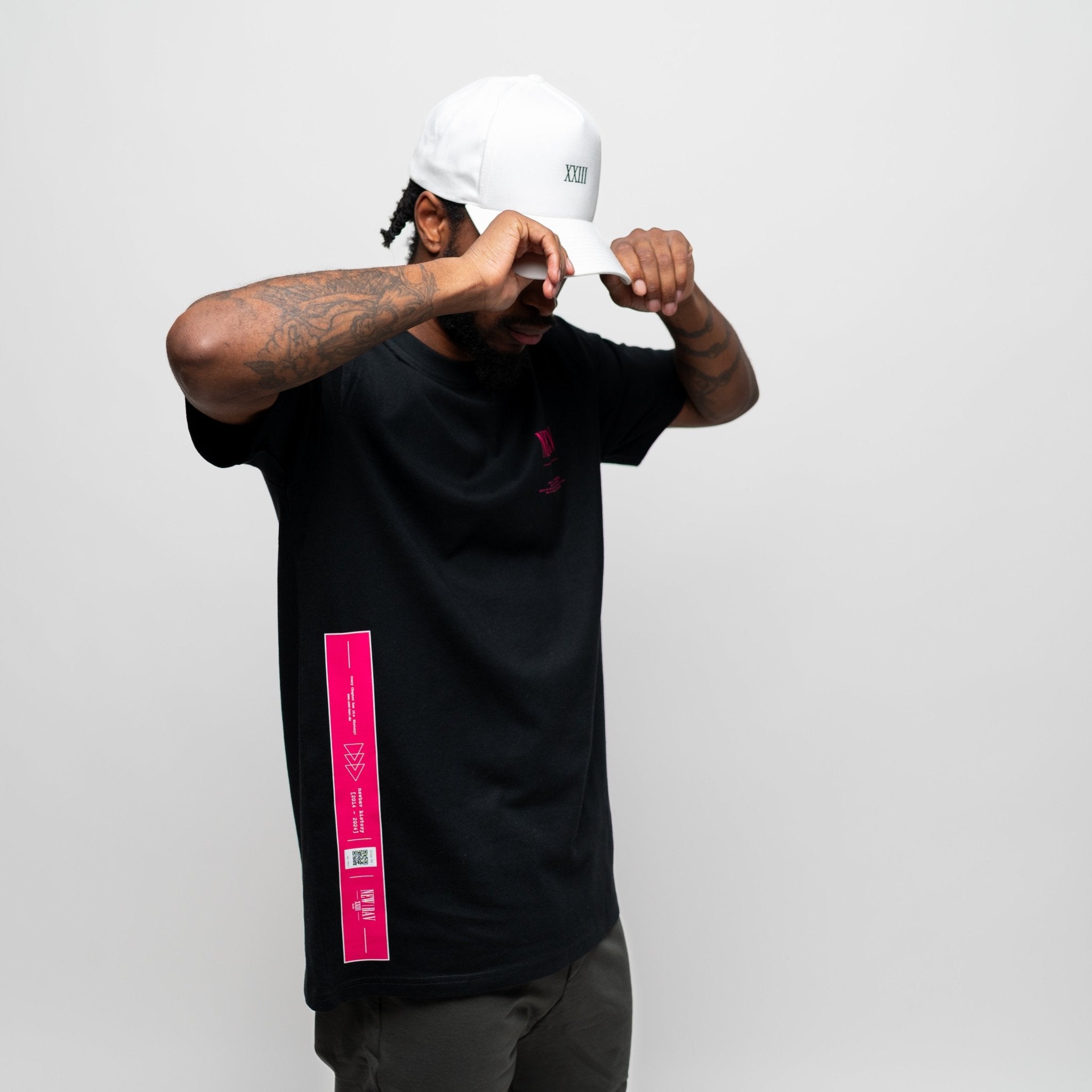 NB Navas Light Oversize Shirt Black/Fluropink - new - bav