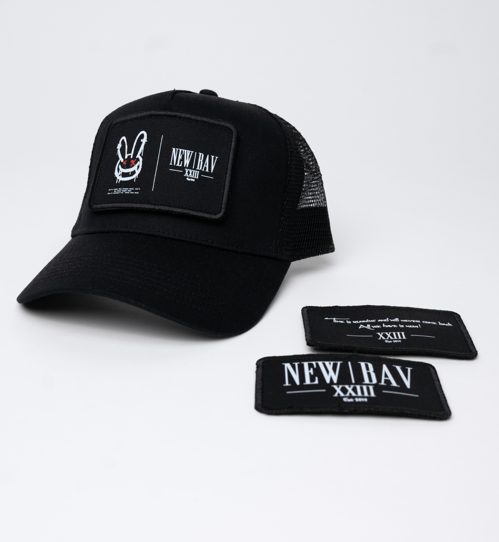 NB Owen Trucker Patch Cap Black - new - bav