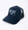 NB Torres Trucker Navy Patch Cap - new - bav