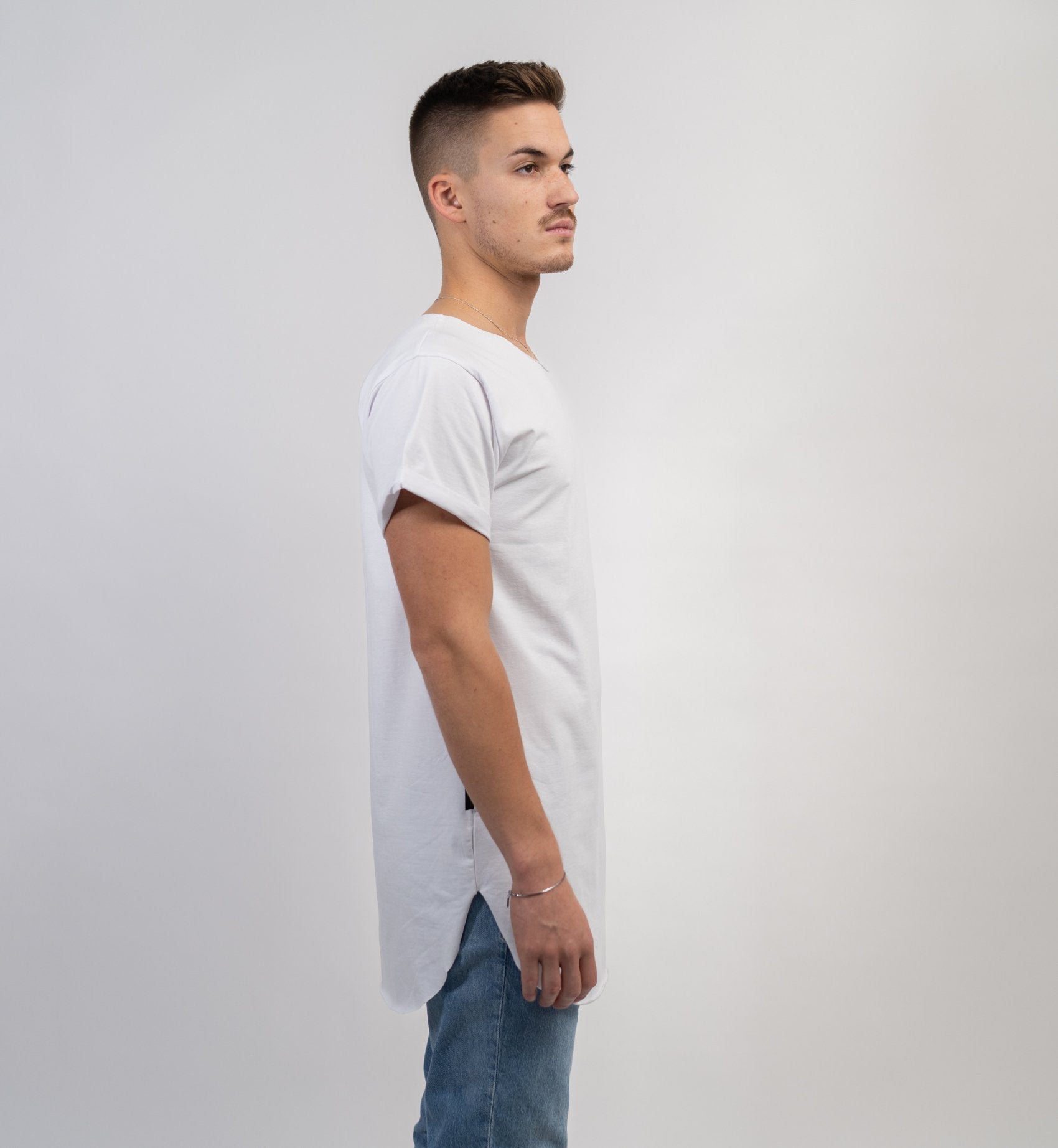 NB Scholes Oversize Shirt White - new-bav